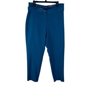 BOLD elements Tahoe Teal High Rise Slim Leg Stretch Pants Women's Size 14 NEW